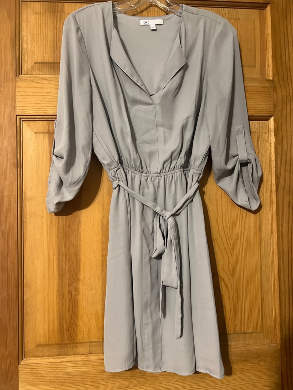 DR2 Silver-Gray Crewneck Top